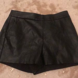 Leather shorts!